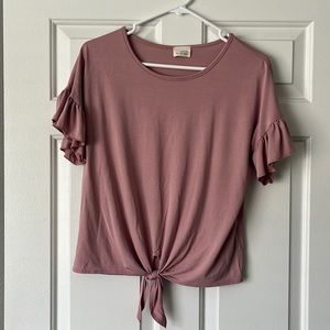 Women’s top, pink, size small, Caution to the Wind brand